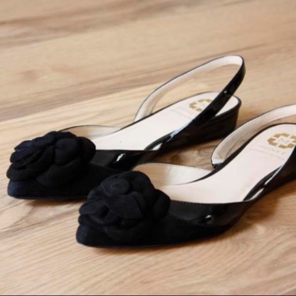 Money stiletto flats